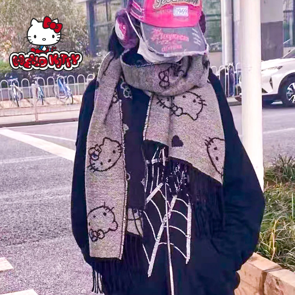 Hello Kitty Sanrios Anime New Section Autumn Winter Japanese Cartoon Cute - £12.52 GBP+