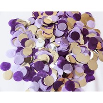 Purple Birthday Party Decorations/Purple Silver Confetti, Purple Engagement Part - £10.38 GBP