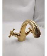 Faucet, Tap, Water Filter Faucet, Unlacquered Brass Cold Water Gooseneck... - $117.50