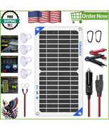 High-Efficiency 10W Monocrystalline Solar Panel Charger - IP67 Waterproo... - $100.70 CAD