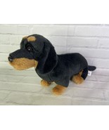 Animal Alley Toys R Us Dachshund Wiener Dog Puppy Stuffed Animal Toy Bla... - £54.74 GBP