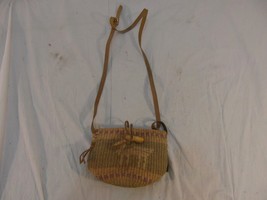 Hand Made Leather Strap South Western Pattern Hand Bag Purse 32849 - $16.76