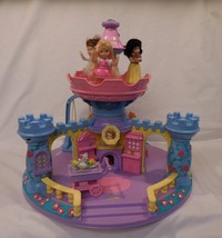 Disney My First Princess 3 n 1 Spin N Surprise Castle Playset with Dolls and Acc - £29.29 GBP