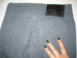 New NWT Designer Just Cavalli Jeans Gray 24 Italy Skinny Womens Black Cr... - $512.82