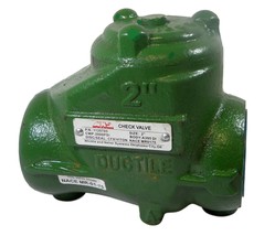 WNS 1125705 2&quot; Ductile Iron Threaded End Check Valve 2000psi Working Pressure - $185.99