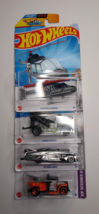 Hot Wheels 4-Car Lot 49 Drag Merc Heavy Hitcher Propper Chopper Gotta Go - $19.64