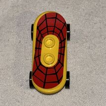 LEGO 4853 - SPIDERMAN - Skateboard w/ Wheels - Web Pattern Sticker - Yellow - $13.81