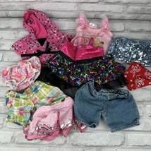 Build A Bear Girl Clothes Outfits Shirts Shorts Skirt Panty Jacket Lot of 9 - £16.96 GBP