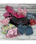 Build A Bear Girl Clothes Outfits Shirts Shorts Skirt Panty Jacket Lot of 9 - £17.01 GBP