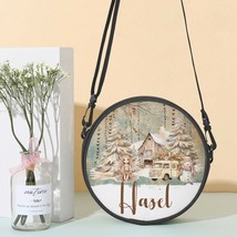 Round Satchel Bag, Boho Country Fairy, Personalised - £27.93 GBP