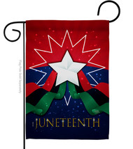 Happy Juneteenth Day - Impressions Decorative Garden Flag G158641-BO - £15.96 GBP