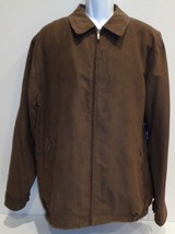 Roundtree &amp; Yorke Size 2XT F55CR112T Hawk Brown New Mens Lined Jacket Coat - $167.31