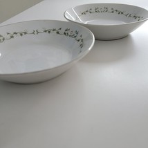 Elegance by Sheffield Set of Two Replacement Small Bowls Fine China Gree... - $8.60