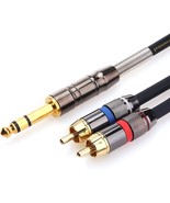 Tisino 1/4 To Rca Cable, Quarter Inch Trs To Rca Audio Cable, 1.6 Feet/5... - $38.98
