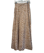 country road brown Chevron Geometric stripe long Maxi skirt Size S - £33.73 GBP