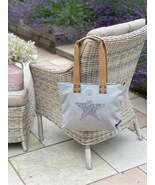 Pale Grey  Shoulder Bag with Encrusted Star - $46.95