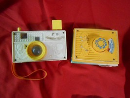 Vintage FISHER-PRICE Music Pocket Radio &amp; Picture Story Camera..Two Items - $24.34