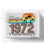1970's Retro Look Hip Hop Edible Image Edible Golf Baby Shower Cake Topp... - $16.14+