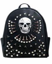 Western Women&#39;s Fashion Sugar Skull Studded Rivets Concealed Carry Top Handle Ba - £39.00 GBP