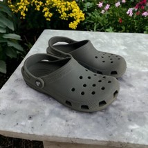 Crocs Unisex Adult Classic Clog Sandal Shoe Slate Grey Size Mens 4 Womens 6 - $24.28