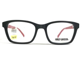 Harley-Davidson HD0126T 002 Kids Eyeglasses Frames Black Red Square 48-1... - £37.22 GBP