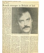 Stacy Keach 1 page original clipping magazine photo #N2932 - $75.39 MXN
