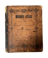 Antique Modern Atlas To Accompany Woodbridge Universal Geography 1840 - $233.75