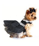 Polka Dot Dog Dress - Black and White - £63.79 GBP