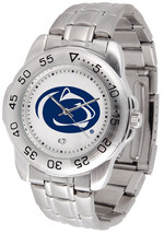 Penn State Nittany Lions Licensed Mens Sport Steel Band Watch - £59.32 GBP