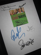 Sideways Signed Movie Film Script Screenplay X5 Autographs Paul Giamatti Thomas  - £15.94 GBP