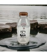 Broguiere&#39;s Milk Bottle Happy Thanksgiving 1999 Glass Bottle w Pilgrims ... - $556.74 MXN