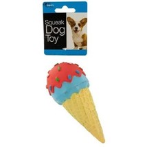 Ice Cream Cone Squeak Dog Toy - $3.03