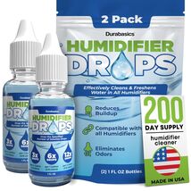 Humidifier Drops for Cleaning - Reduces Scaling &amp; Deodorizes Water - $43.51
