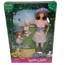 VINTAGE 1998 BARBIE &amp; KELLY EASTER BUNNY FUN NEW IN BOX GIFT SET # 21720 - $525.21 MXN