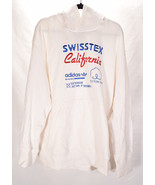 Adidas Kaval Embroidered Hoodie Mens White DH4946 Sweatshirt XL - $1,490.82 MXN