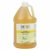 NEW Aura Cacia Sweet Almond Skin Care Oil 1 Gallon - £70.01 GBP