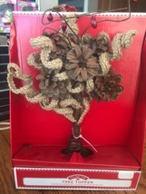 Holiday Time Tree Topper Pine Cones 12 &quot; NEW Ships N 24h - $270.21 MXN