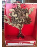 Holiday Time Tree Topper Pine Cones 12 &quot; NEW Ships N 24h - £11.21 GBP
