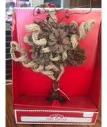 Holiday Time Tree Topper Pine Cones 12 &quot; NEW Ships N 24h - £11.28 GBP