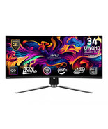 MSI MAG341CQPXQDOLED MAG 341CQPX QD-OLED 34IN CURVED QD-OLED GAMING MONITOR - $2,018.41 CAD