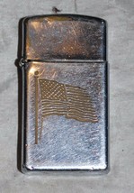 ZIPPO LIGHTER WITH AMERICAN FLAG - £22.46 GBP