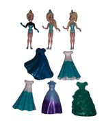 Polly Pocket Disney Princess MagiClip Elsa Frozen Set Lot Of 3 Dolls 5 D... - €16,41 EUR