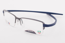 Tag Heuer 3722-019 Reflex Sat Anthracite Blue Titanium Eyeglasses 3722 019 55mm - £265.02 GBP