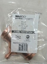 Nibco Press System PC611 Press Tee LD 200 PSI Copper 9103005PC image 1