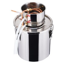Moonshine Still 5 Gal Water Wine Alcohol Distiller Brewing Kit Stainless Steel - $2,669.50 MXN