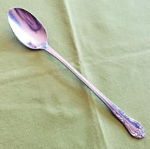 Imperial Stainless Iced Teaspoon Elysee Pattern Korea 7 5/8&quot; Scroll Edge #41547 - $7.91