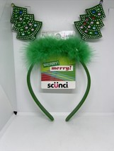 Scunci U got this Headband with Christmas Trees Green 53591-P - $4.46