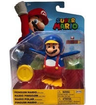 Jakks Pacific Toys - Super Mario Figure Pack - Penquin Mario (4 inch) - New - $15.79