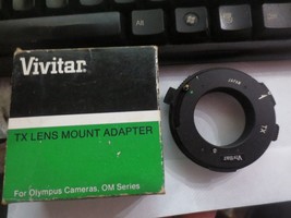 Vivitar TX Lens Mount Adapter for Olympus OM Series Cameras in box - £12.86 GBP