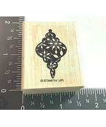 Christmas Ornament Bauble Tree Decoration Xmas Preowned Stampin Up Rubbe... - $5.81 CAD